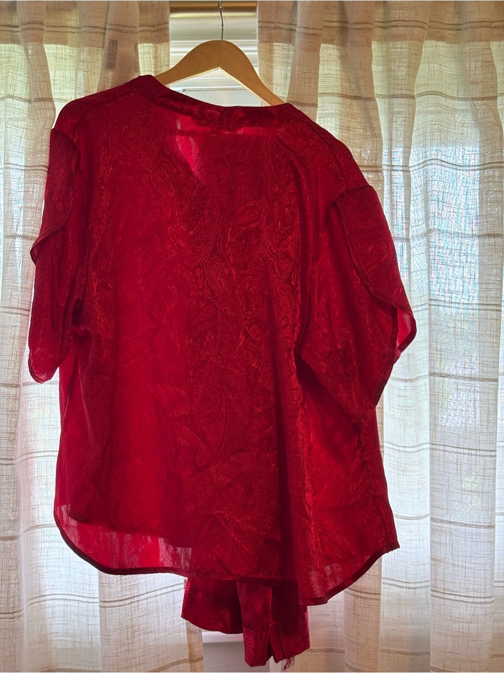 Red Women's Pajama Set